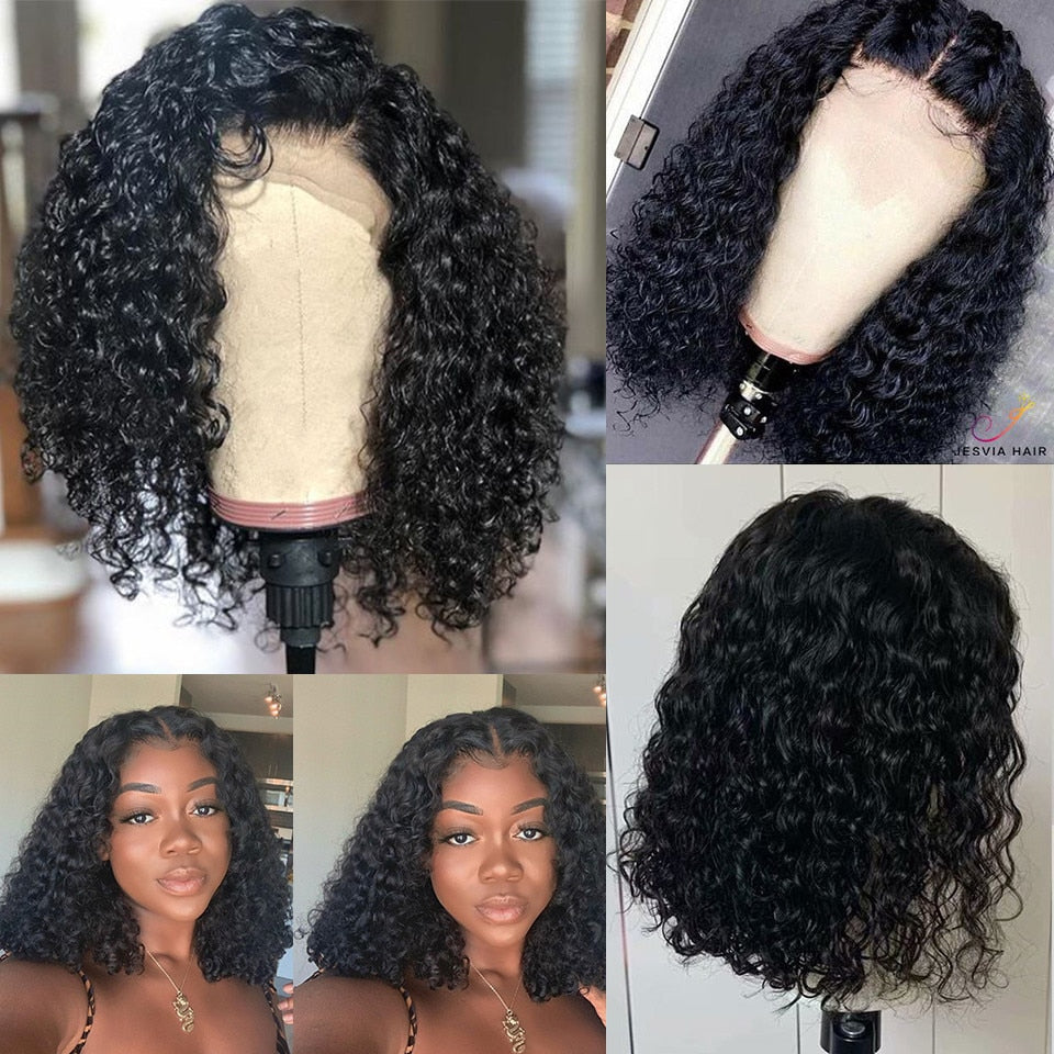 Human Hair Curly Lace Wig