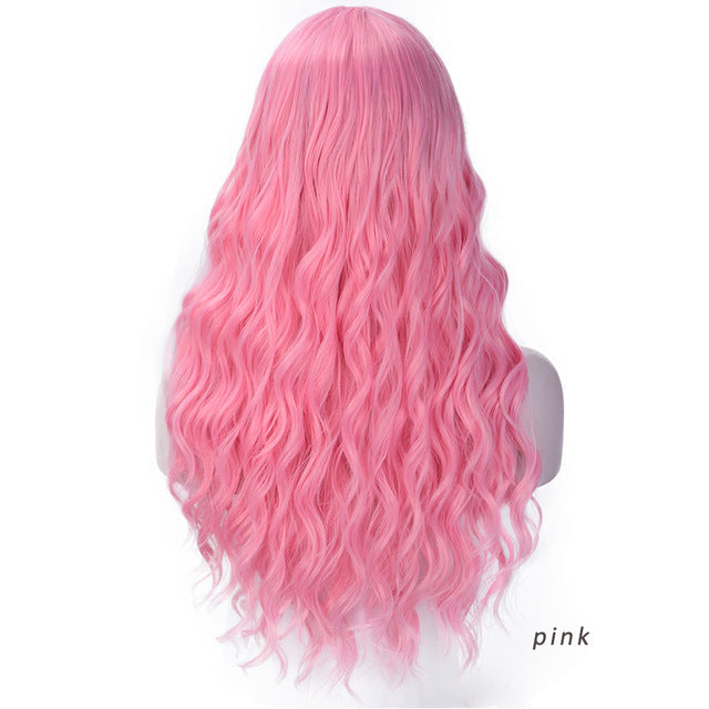 Long Mix Wave Heat Resistant Wigs