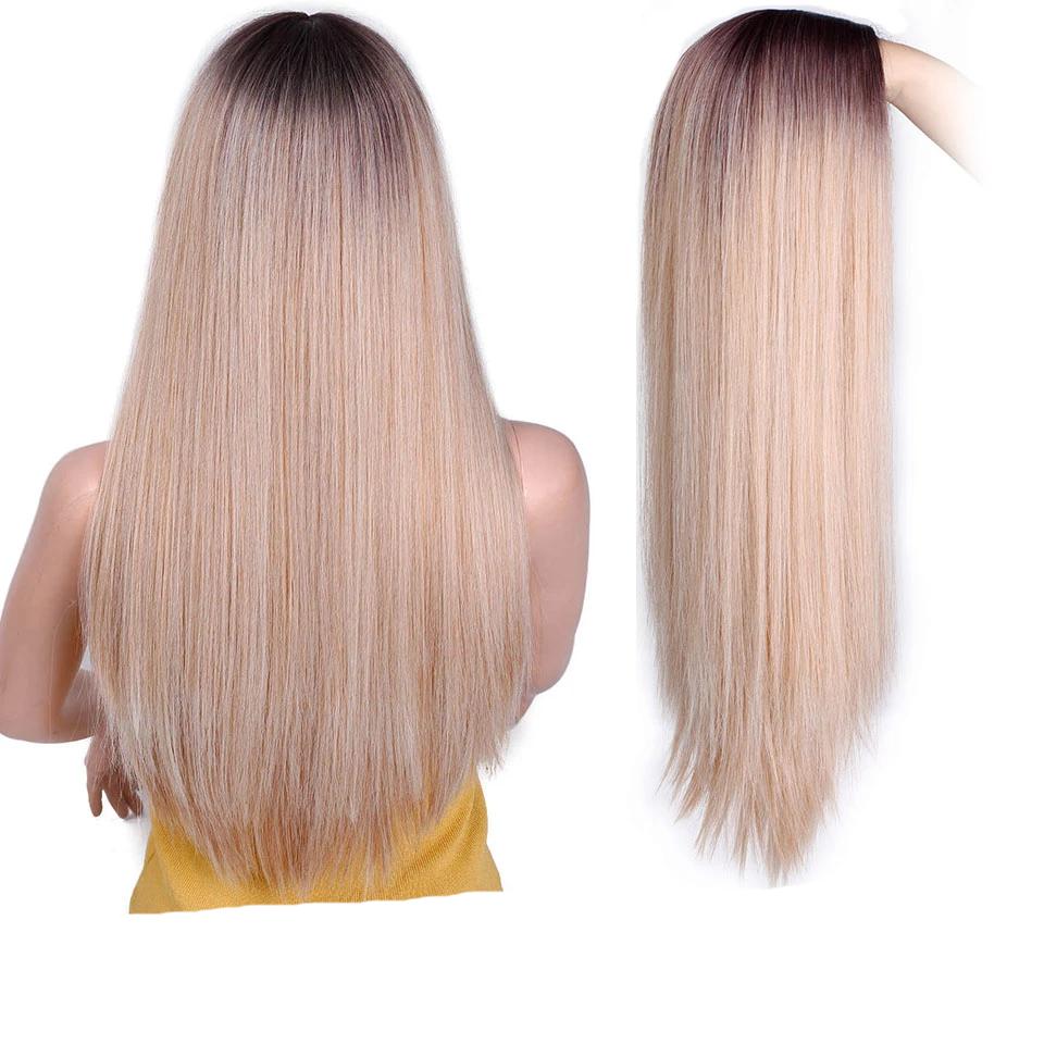 Long Straight Human hair Wig