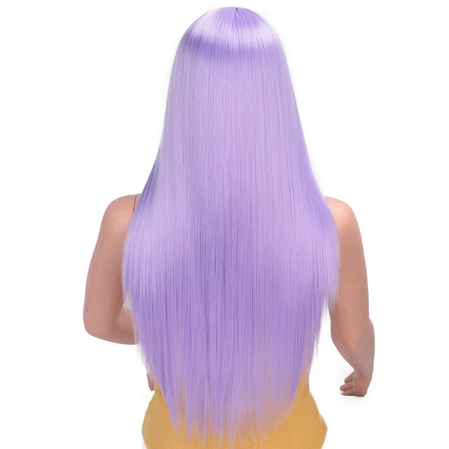 Long Straight Human hair Wig