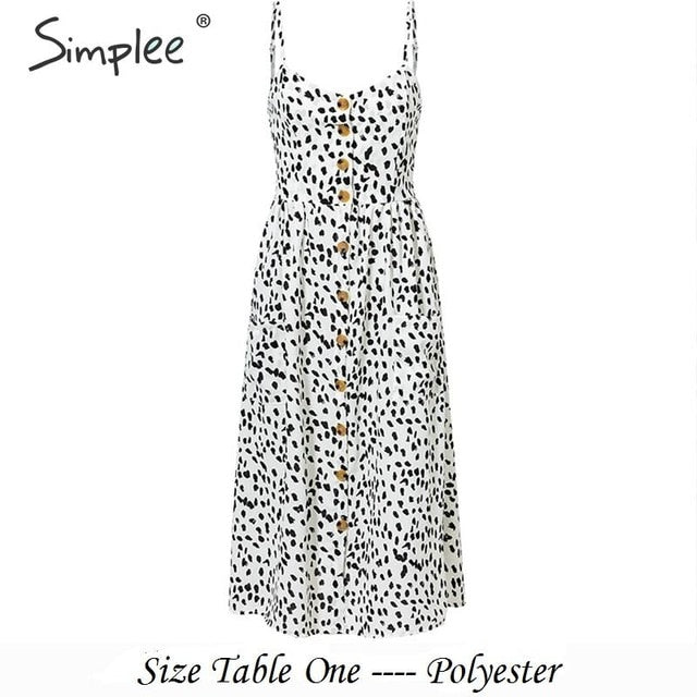 Simplee Elegant button women dress
