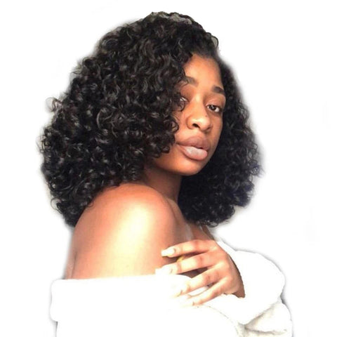 Human Hair Curly Lace Wig 