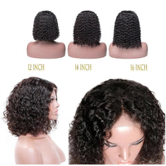 Human Hair Curly Lace Wig 