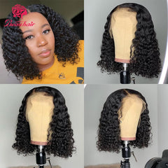 Human Hair Curly Lace Wig 