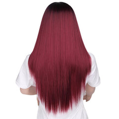 Long Straight Human hair Wig