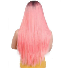 Long Straight Human hair Wig