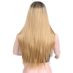 Long Straight Human hair Wig