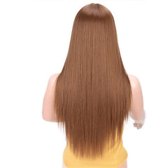 Long Straight Human hair Wig