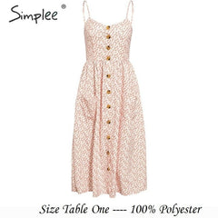 Simplee Elegant button women dress