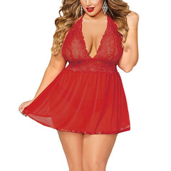 Plus Size Open Back Lingerie